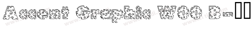 Accent Graphic W00 B字体转换
